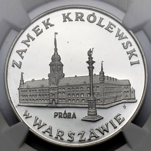 Próba SREBRO 100 złotych 1973 Zamek Królewski w Warszawie