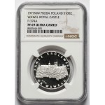 Próba SREBRO 100 złotych 1977 Zamek Królewski w Krakowie