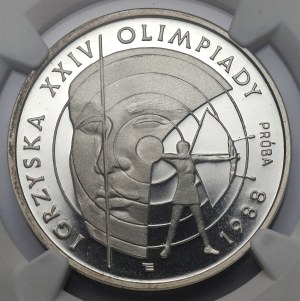 Sample SILVER 1,000 gold 1987 Seoul '88 Games