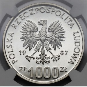 Próba SREBRO 1.000 złotych 1987 Muzeum Śląskie Katowice