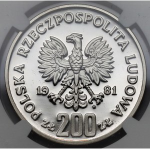 Próba SREBRO 200 złotych 1981 Władysław I Herman