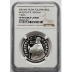 Próba SREBRO 200 złotych 1981 Władysław I Herman