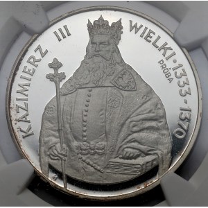Próba SREBRO 1.000 złotych 1987 Kazimierz III Wielki