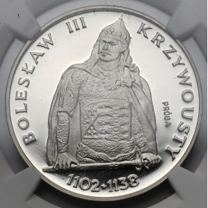 Próba SREBRO 200 złotych 1982 Bolesław III Krzywousty