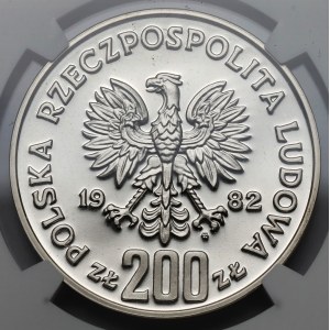 Próba SREBRO 200 złotych 1982 Bolesław III Krzywousty
