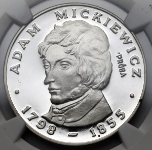 Sample SILVER 100 gold 1978 Adam Mickiewicz