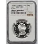 Próba SREBRO 100 złotych 1978 Adam Mickiewicz