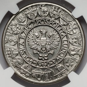 Próba NIKIEL 100 złotych 1960 Mieszko... półpostacie