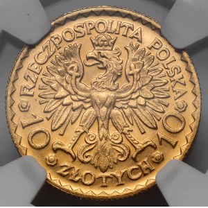 Chrobry 10 złotych 1925