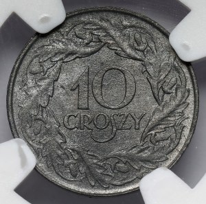 General Government, 10 pennies 1923