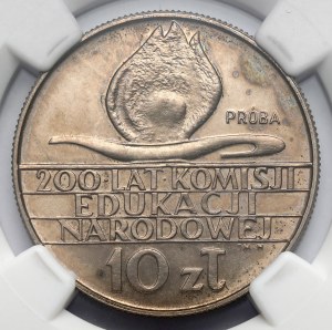 MIEDZIONIKIEL 10 gold sample 1973, 200 years of KEN - kagome