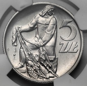 Rybak 5 złotych 1959