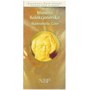 CARTELLA DI EMISSIONE fino a 200 zloty 1995 Frederic Chopin
