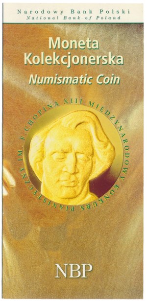 FOLDER EMISYJNY do 200 złotych 1995 Fryderyk Chopin