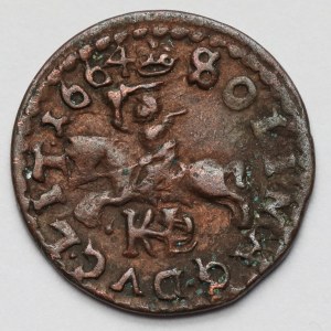 John II Casimir, Boratynka of Lithuania 1664, Vilnius