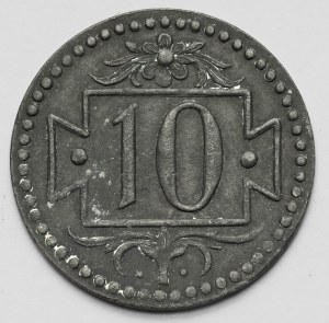 Danzica, 10 fenig 1920 zinco - 56 perle