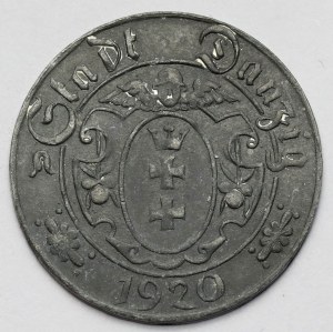Danzica, 10 fenig 1920 zinco - 56 perle
