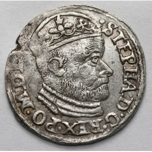 Stefan Batory, Trojak Olkusz 1586 NH