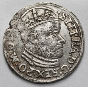 Stefan Batory, Trojak Olkusz 1586 NH