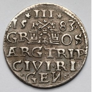 Stefan Batory, Trojak Ryga 1583