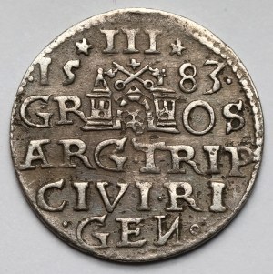 Stefan Batory, Trojak Ryga 1583