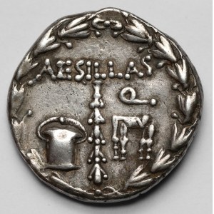 Grecja, Macedonia, Aesillas Quaestor (93-92 p.n.e.) Tetradrachma, Tessaloniki