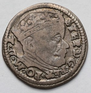 Stefan Batory, Trojak Vilnius 1586 - cerchi al dritto