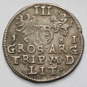 Stefan Batory, Troyak Vilnius 1581 - Leliwa