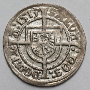 Zakon Krzyżacki, Albrecht Hohenzollern, Grosz Królewiec 1513 - PIĘKNY add