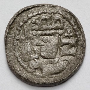 Bolesław II Śmiały, Denar królewski - wąska, wysoka głowa