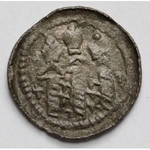 Bolesław II Śmiały, Denar królewski - wąska, wysoka głowa