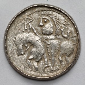Boleslaw II the Bold, Duke's denarius - classic, with the letter S
