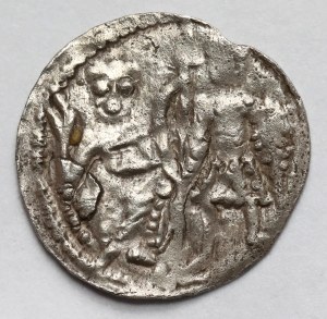 Boleslaw III the Wrymouth, Denarius - Knight and St. Adalbert.
