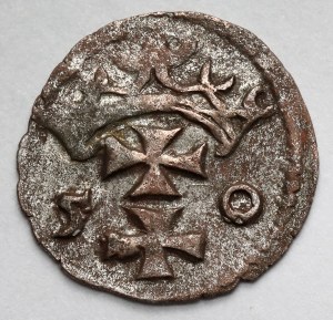 Sigismund II Augustus, Denarius of Gdansk 1550