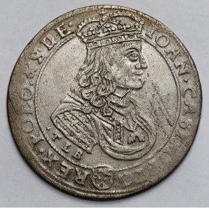 Jan II Kazimierz, Ort Kraków 1668 - Ślepowron - b.ładny
