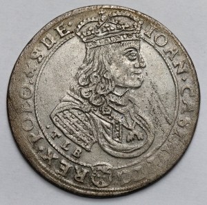 Jan II Kazimierz, Ort Kraków 1668 - Ślepowron - b.ładny