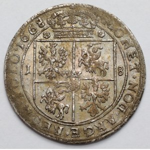Jan II Kazimierz, Ort Kraków 1668 - Ślepowron - b.ładny