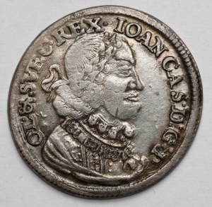 Jan II Kazimierz, Ort Bydgoszcz 1651 - tarcza zaokrąglona