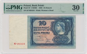 10 złotych 1928 - K - RZADKOŚĆ