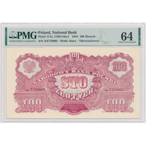 100 gold 1944 ...owe - Ax