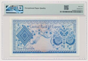 Zypern, SPECIMEN 5 Pfund 1966-69