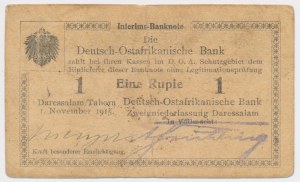 Deutschland DOA, 1 Rupie 1915