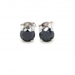 14K WHITE GOLD EARRINGS 1.21 GR WITH DIAMONDS FOR 1.46 - ER31103