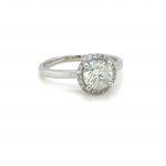 2.54 GR WHITE GOLD RING WITH DIAMONDS - RNG40902