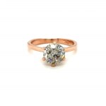 2.05 CT NATURAL DIAMOND ROSE GOLD RING - RNG50402