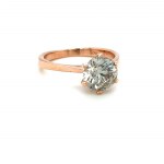 PIERŚCIONEK Z RÓŻOWEGO ZŁOTA Z NATURALNYM DIAMENTEM O MASIE 2,05 CT - RNG50402