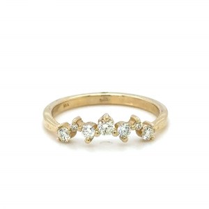 1.99GR YELLOW GOLD RING WITH DIAMONDS - A3600