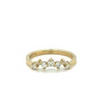 1.99GR YELLOW GOLD RING WITH DIAMONDS - A3600