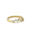 1.99GR YELLOW GOLD RING WITH DIAMONDS - A3600
