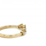 1.99GR YELLOW GOLD RING WITH DIAMONDS - A3600